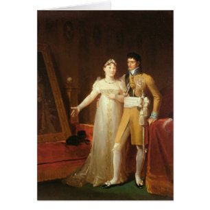 Portret van Jerome Bonaparte en zijn vrouw
