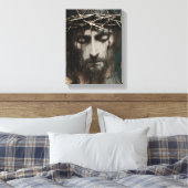 Portret van Jezus Christus (#1) Canvas Afdruk (Insitu (Slaapkamer))