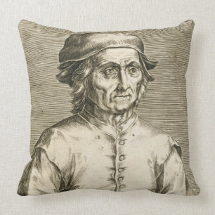 Portret van Jheronimus Bosch (c.1450-1516) plaat 3 Kussen