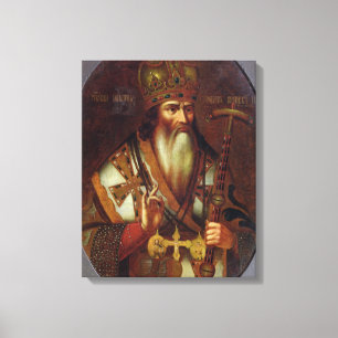 Portret van Joachim, patriarch van Moskou Canvas Afdruk