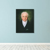 Portret van Johann Wolfgang von Goethe , 1818 Canvas Afdruk (Insitu (Houten vloer))