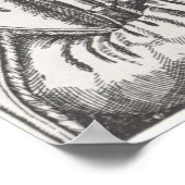 Portret van Johannes Gutenberg Poster (Hoek)