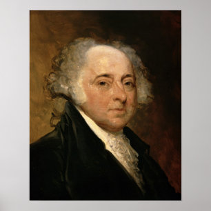 Portret van John Adams Poster