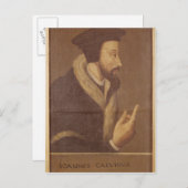 Portret van John Calvin Briefkaart (Voorkant / Achterkant)