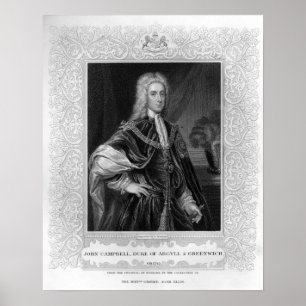 Portret van John Campbell Poster