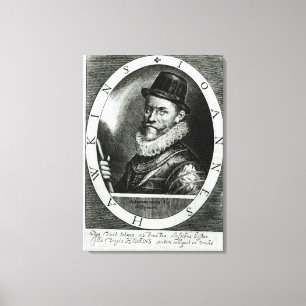 Portret van John Hawkins Canvas Afdruk