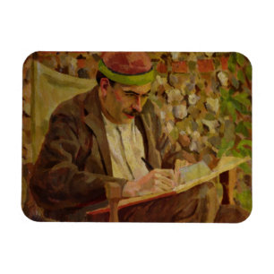 Portret van John Maynard Keynes (1883-1946) (olie  Magneet