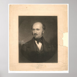 Portret van John Sutter (1679A) - Onherstelbaar Poster