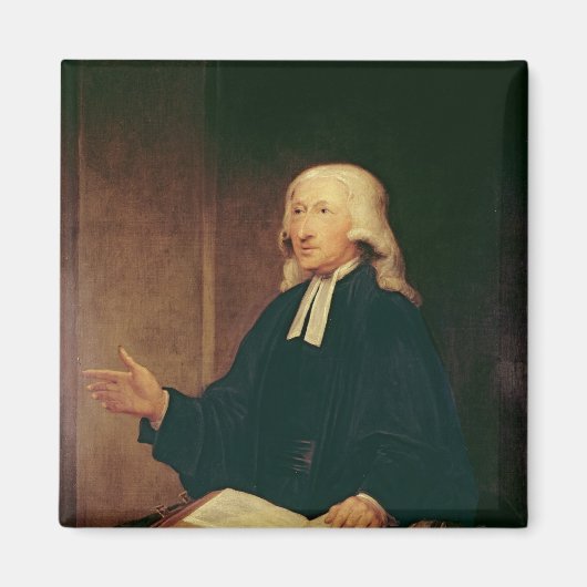 Portret van John Wesley 1788 Magneet (Voorkant)