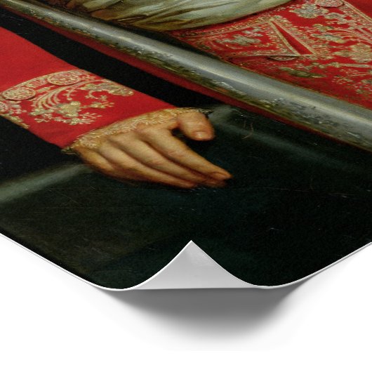 Portret van Joseph Fouche Duke van Otranto Poster (Hoek)