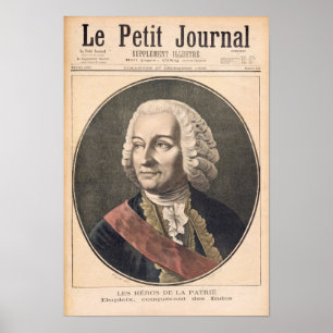 Portret van Joseph Francis Dupleix Poster