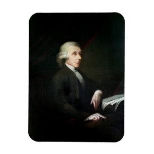 Portret van Joseph Priestley (1733-1804) (olie op  Magneet
