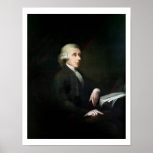 Portret van Joseph Priestley (1733-1804) (olie op  Poster