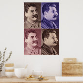 Portret van Joseph Stalin Poster (Keuken)