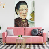 Portret van Josephine, de tweede vrouw van de kuns Canvas Afdruk (Insitu (Woonkamer))