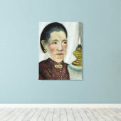 Portret van Josephine, de tweede vrouw van de kuns Canvas Afdruk (Insitu (Houten vloer))