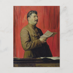 Portret van Josif Stalin, 1933 Briefkaart
