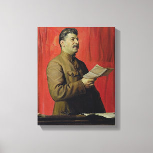 Portret van Josif Stalin, 1933 Canvas Afdruk
