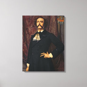 Portret van Jules Barbey d'Aurevilly 1881 Canvas Afdruk