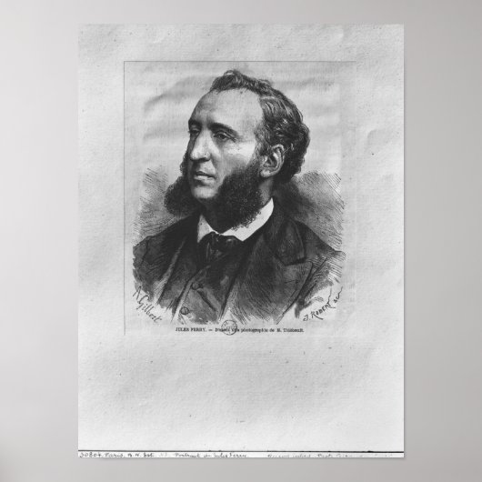 Portret van Jules Ferry Poster (Voorkant)