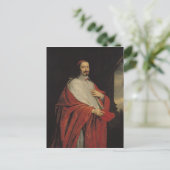 Portret van Jules Mazarin Briefkaart (Staand voorkant)