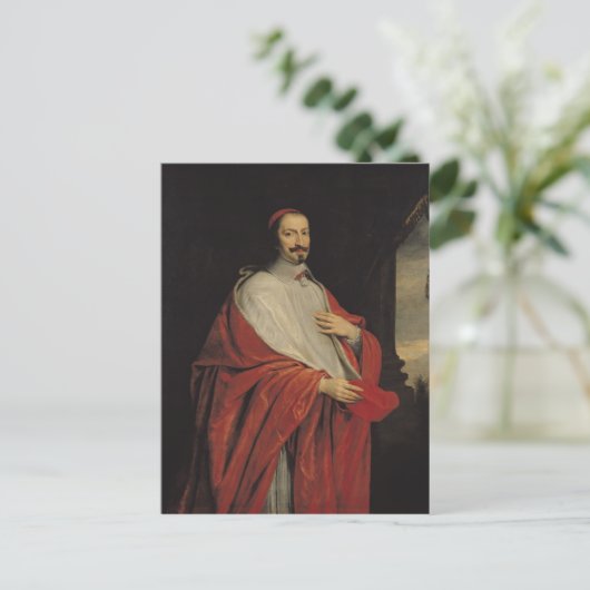 Portret van Jules Mazarin Briefkaart (Staand voorkant)