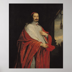 Portret van Jules Mazarin Poster