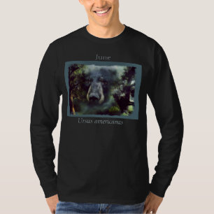 Portret van juni met lange mouwen T T-shirt