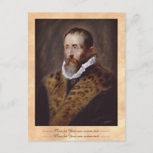 Portret van Justus Lipsius Paul Peter Rubens Briefkaart