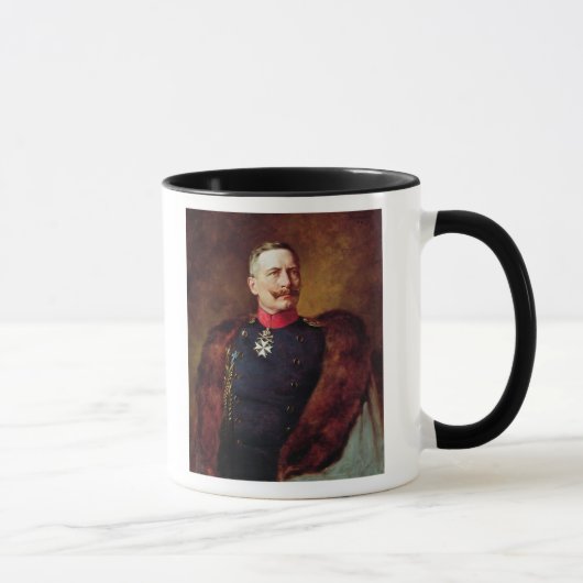 Portret van Kaiser Wilhelm II Mok (Rechts)