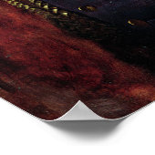 Portret van Kaiser Wilhelm II Poster (Hoek)