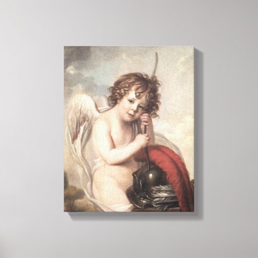 Portret van kapitein Oswald Fawcett als Cupid (oli Canvas Afdruk (Voorkant)