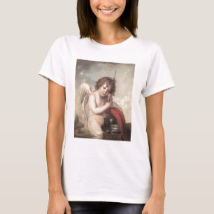 Portret van kapitein Oswald Fawcett als Cupid (oli T-shirt