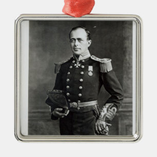 Portret van kapitein Robert Falcon Scott Metalen Ornament