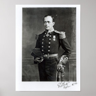 Portret van kapitein Robert Falcon Scott Poster