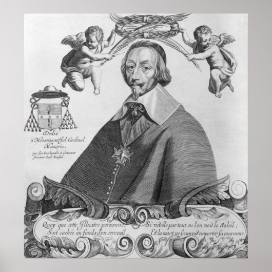 Portret van Kardinaal de Richelieu Poster (Voorkant)