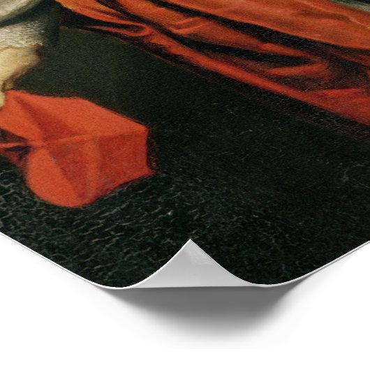 Portret van Kardinaal de Richelieu Poster (Hoek)