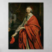 Portret van Kardinaal de Richelieu Poster (Voorkant)