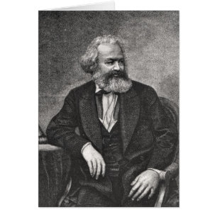 Portret van Karl Marx 1857