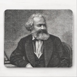 Portret van Karl Marx 1857 Muismat