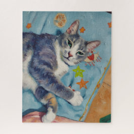 Portret van kat puzzel