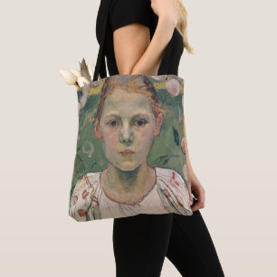 Portret van Kathe von Bach In de tuin Draagtas