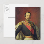 Portret van keizer Louis Napoleon III Briefkaart (Voorkant / Achterkant)