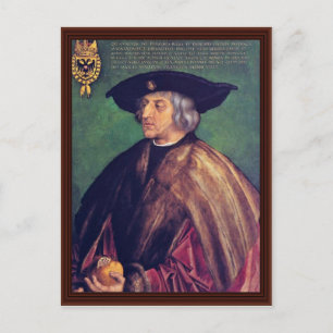 Portret van keizer Maximilian I van Albrecht Dürer Briefkaart