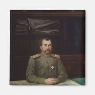Portret van keizer Nicholas II, 1914 Magneet