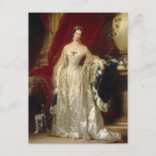 Portret van keizerin Alexandra Fedorovna Briefkaart