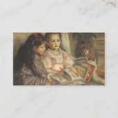 Portret van kinderen van Caillebotte, Pierre Renoi Visitekaartje (Achterkant)