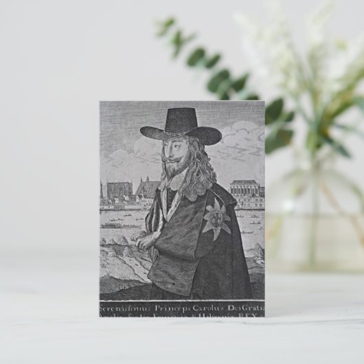 Portret van koning Charles I Briefkaart (Staand voorkant)