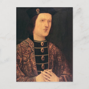 Portret van koning Edward IV van Engeland Briefkaart