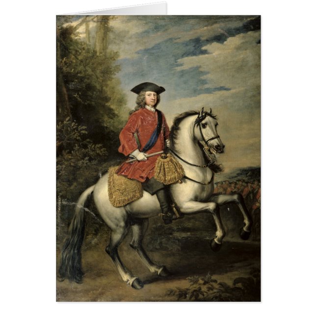 Portret van koning George I, 1717 (Voorkant)